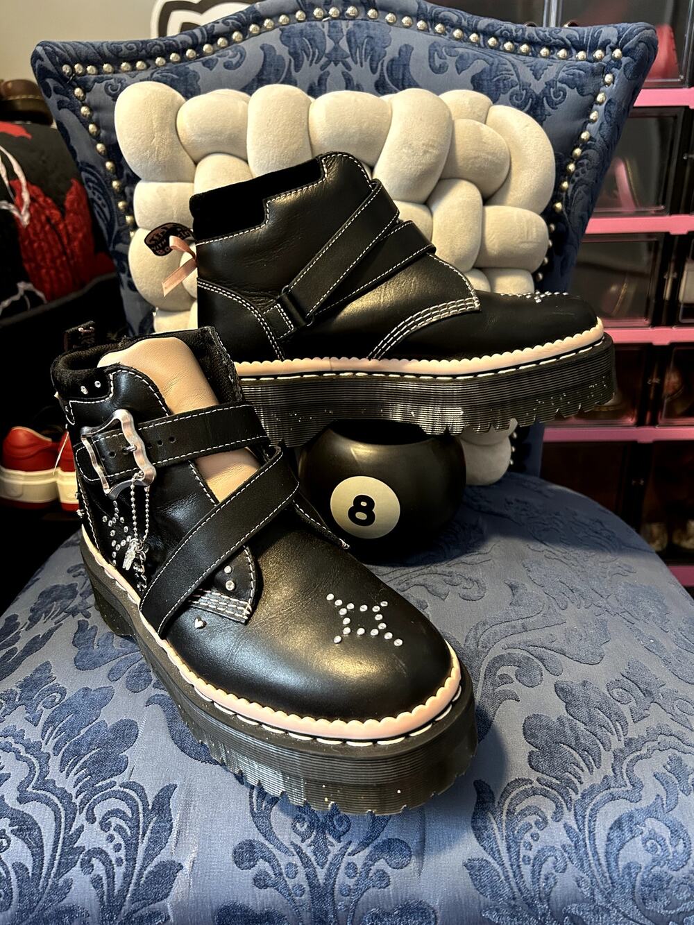 Dr Martens Caitie Bejeweled Size 10/EU 42